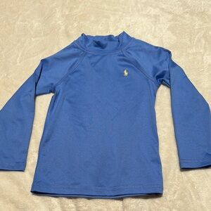Ralph Lauren Kids Blue Rashguard